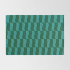 Money Green Wavy Blocks Rug Gallery Image 2