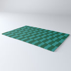 Money Green Wavy Blocks Rug Gallery Image 3