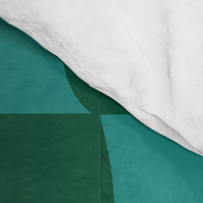 Money Green Wavy Blocks Comforter Gallery Image 4