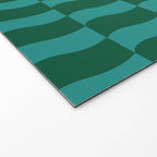 Money Green Wavy Blocks Welcome Mat Gallery Image 2