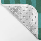 Money Green Wavy Blocks Bath Mat Gallery Image 2