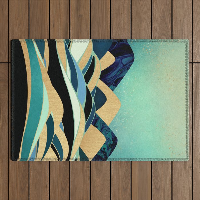 Emerald Evening Outdoor Rug Gallery Image 1