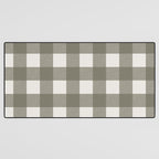 Gingham Cloth / Olive Checks Desk Mat Gallery Image 3