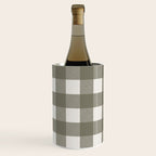 Gingham Cloth / Olive Checks Wine Chiller Gallery Image 2