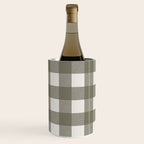 Gingham Cloth / Olive Checks Wine Chiller Gallery Image 1