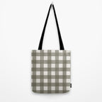 Gingham Cloth / Olive Checks Tote Bag Gallery Image 2