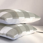 Gingham Cloth / Olive Checks Pillow Sham Gallery Image 3