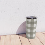 Gingham Cloth / Olive Checks Travel Mug Gallery Image 4