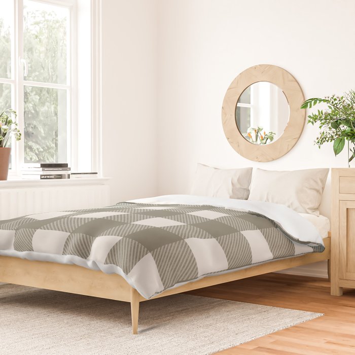 Gingham Cloth / Olive Checks Duvet Cover Gallery Image 2