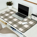 Gingham Cloth / Olive Checks Desk Mat Gallery Image 2