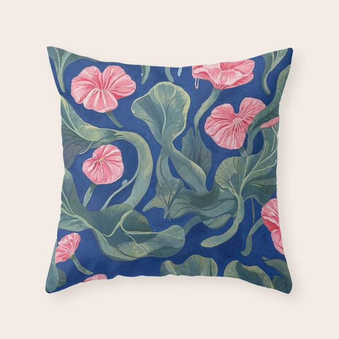 Sea Plants Throw Pillow Gallery Image 1
