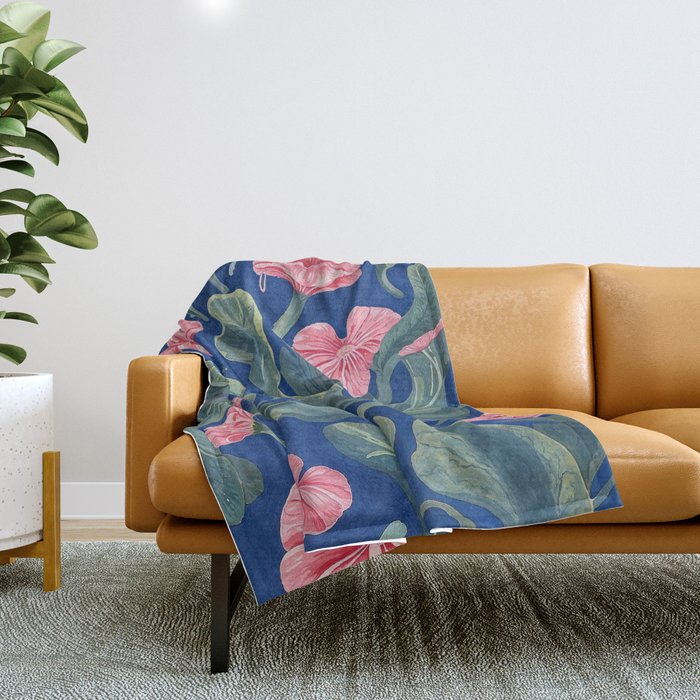 Sea Plants Throw Blanket Gallery Image 1