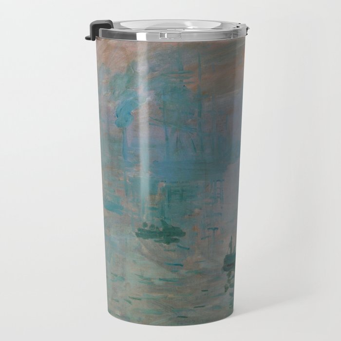 Monet - Impression, Sunrise, 1872 Travel Mug Gallery Image 3