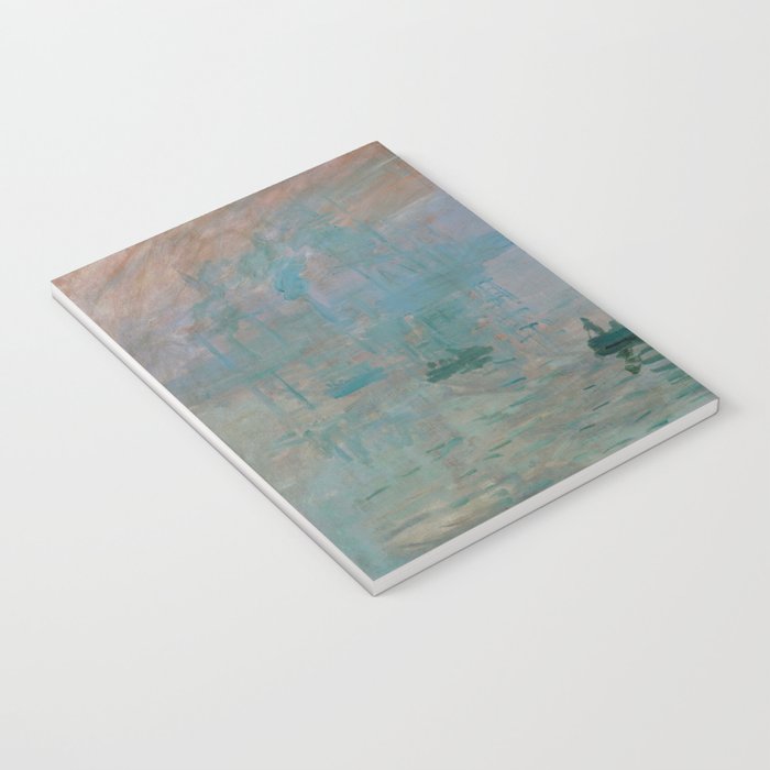 Monet - Impression, Sunrise, 1872 Notebook Gallery Image 3