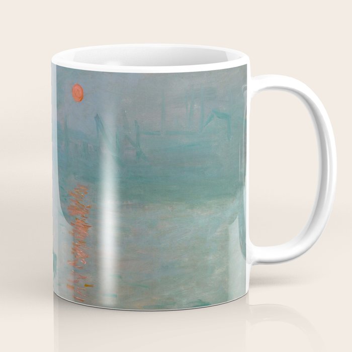 Monet - Impression, Sunrise, 1872 Coffee Mug Gallery Image 1