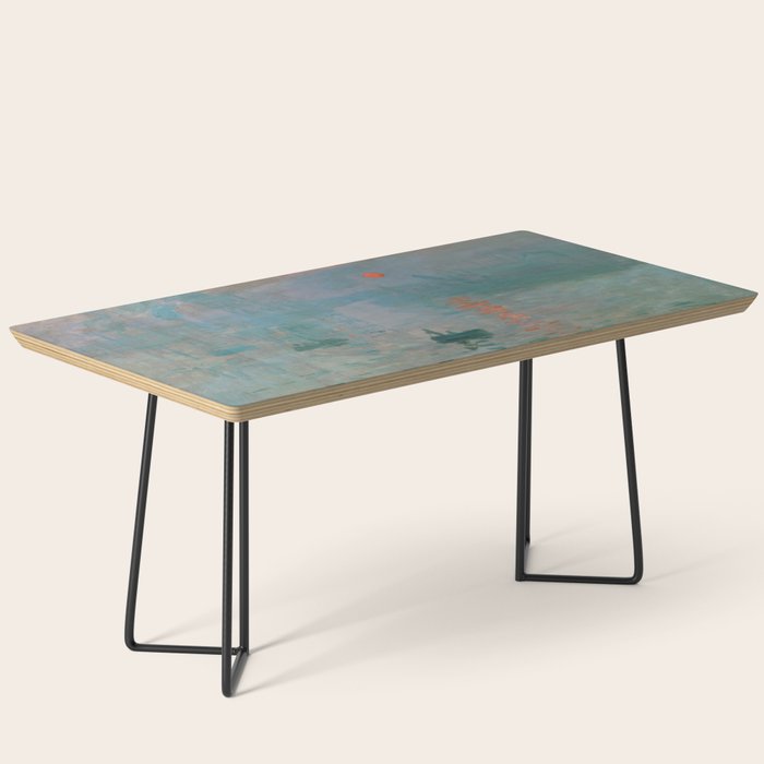 Monet - Impression, Sunrise, 1872 Coffee Table Gallery Image 1