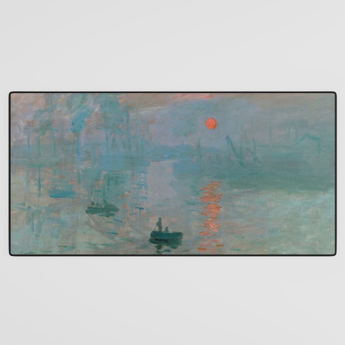 Monet - Impression, Sunrise, 1872 Desk Mat Gallery Image 3