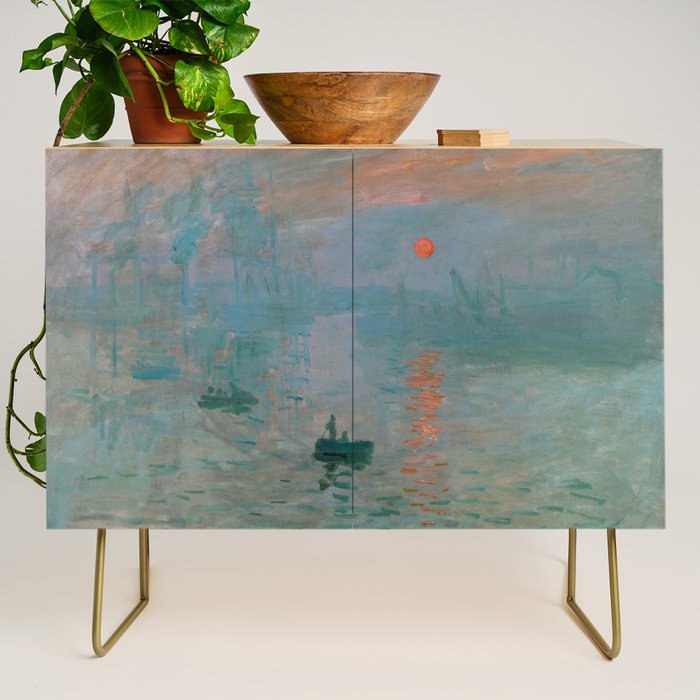 Monet - Impression, Sunrise, 1872 Credenza Gallery Image 1