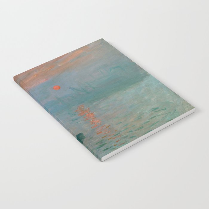 Monet - Impression, Sunrise, 1872 Notebook Gallery Image 2