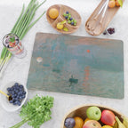 Monet - Impression, Sunrise, 1872 Cutting Board Gallery Image 2