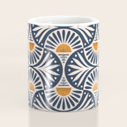 Art Deco Sunset and Leaves Coffee Mug Gallery Image 4