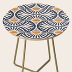 Art Deco Sunset and Leaves Side Table Gallery Image 2