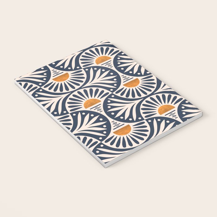 Art Deco Sunset and Leaves Notebook Gallery Image 3