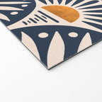 Art Deco Sunset and Leaves Welcome Mat Gallery Image 2