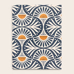 Art Deco Sunset and Leaves Notebook Gallery Image 4