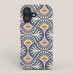 Art Deco Sunset and Leaves iPhone Case Gallery Image 1