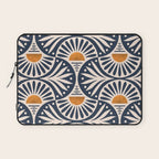 Art Deco Sunset and Leaves Laptop Sleeve Gallery Image 1