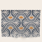 Art Deco Sunset and Leaves Wall Hanging Gallery Image 1