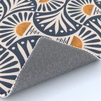 Art Deco Sunset and Leaves Rug Gallery Image 4