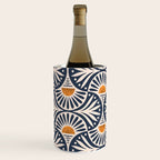 Art Deco Sunset and Leaves Wine Chiller Gallery Image 2