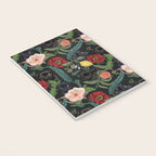 Botanical and Black Pugs Notebook Gallery Image 3