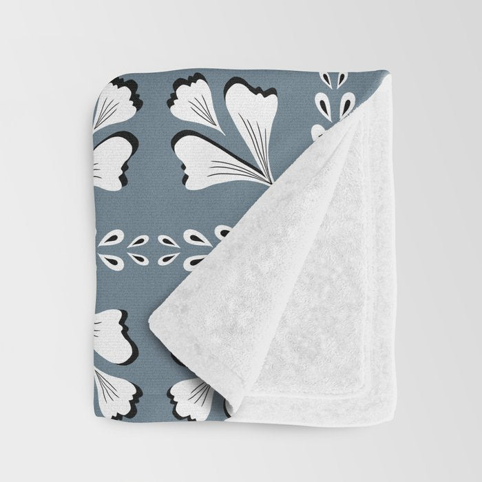 Leafy Meadow 1 Throw Blanket Gallery Image 3