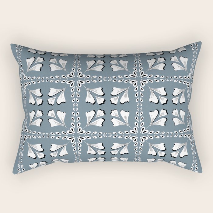 Leafy Meadow 1 Rectangular Pillow Gallery Image 1