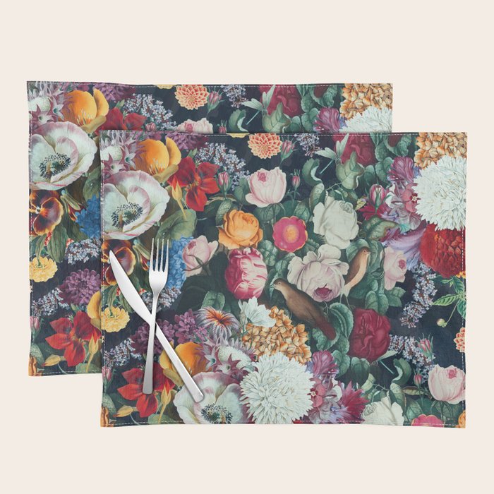 EXOTIC GARDEN - NIGHT XIII Placemat Gallery Image 1