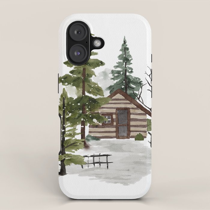 Cozy In Pines iPhone Case Gallery Image 1
