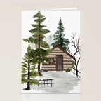 Cozy In Pines Stationery Card Gallery Image 2