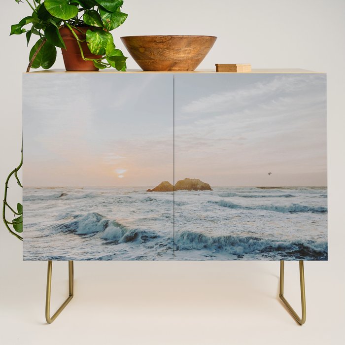 summer sunset vi / san francisco, california Credenza Gallery Image 1