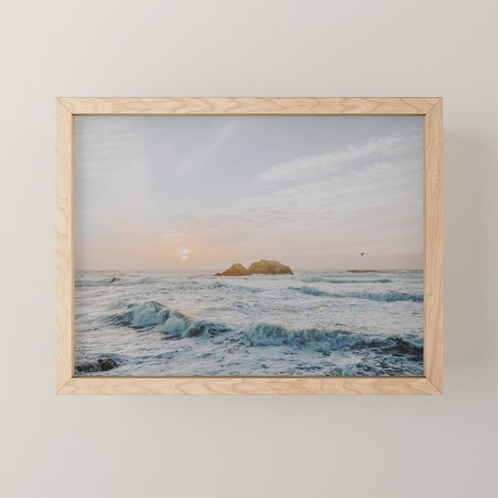 summer sunset vi / san francisco, california Mini Art Print Gallery Image 1