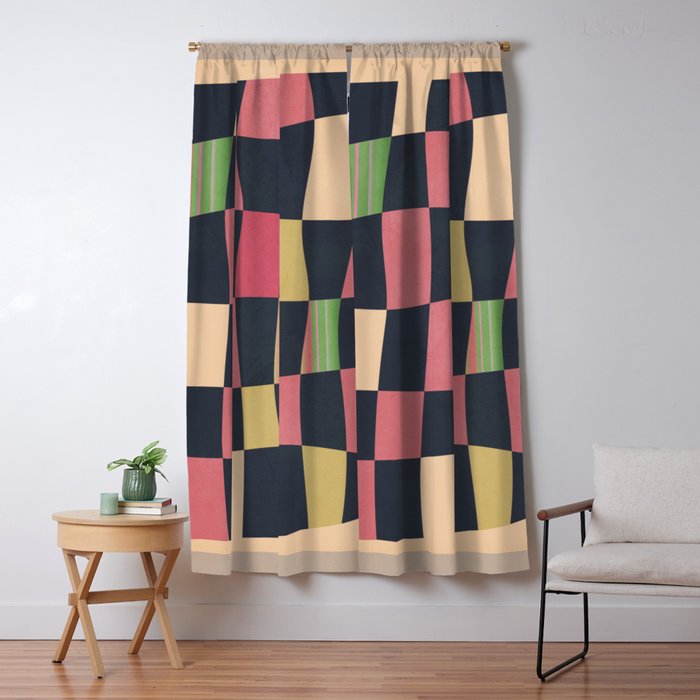 Geometric Abstraction 241 Window Curtain Gallery Image 5