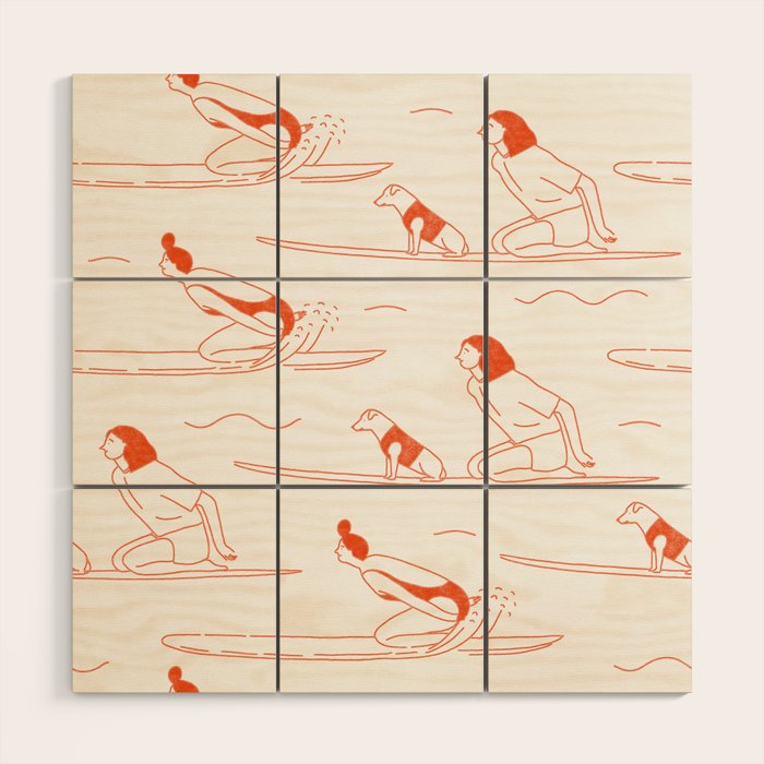Paddle out Wood Wall Art Gallery Image 1
