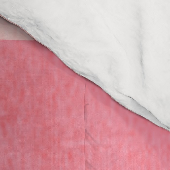 Striped painted coral mint navy pink pattern stripes minimalist Comforter Gallery Image 4