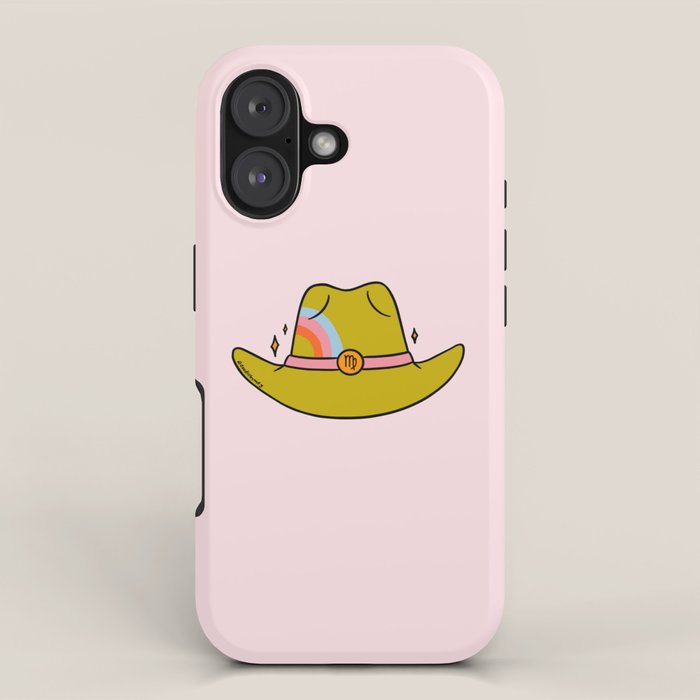 Virgo Cowboy Hat iPhone Case Gallery Image 1