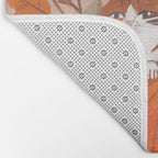 Woman in autumn in warm earth tones Bath Mat Gallery Image 2