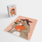 Woman in autumn in warm earth tones Jigsaw Puzzle Gallery Image 2