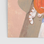Woman in autumn in warm earth tones Poster Gallery Image 3