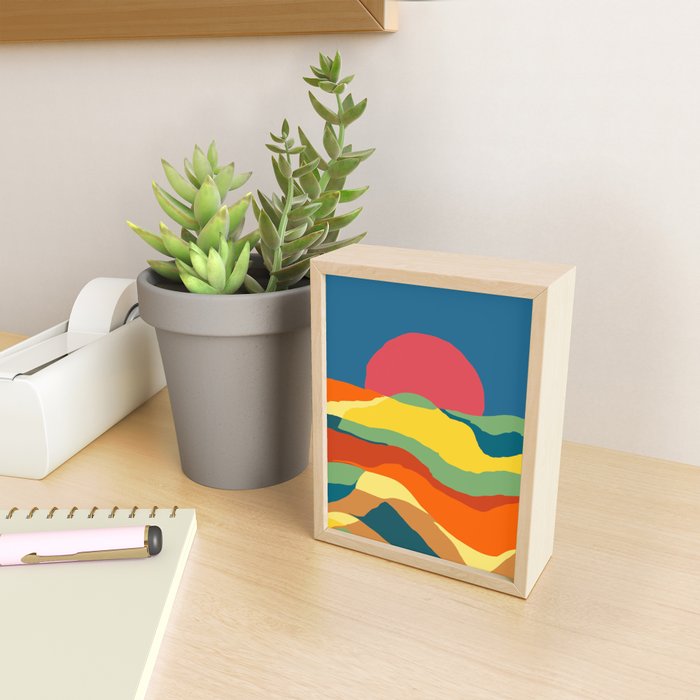 Moving earth Mini Art Print Gallery Image 2